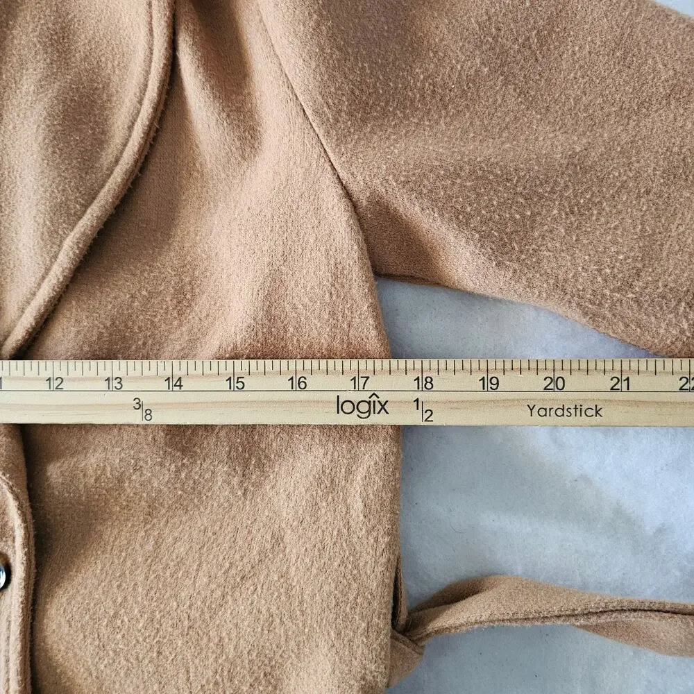Shein Youth Over Coat, Belted Camel Colored, Size 10Y